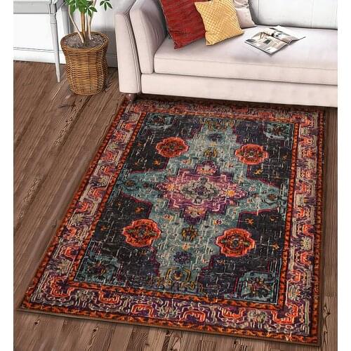 Renkli Dokuma Halı Orjinal Desenli şönil halı oturma odası yatak odası mutfak kaymaz anti alerjik ücretsiz kargo halı kilim