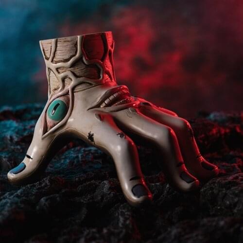 Xcoser Kimetsu no Yaiba:Mugen Ressha-Hen Anime Cosplay Enmu Dream Hands Gloves Decrations Vase Pen Container Props Gift