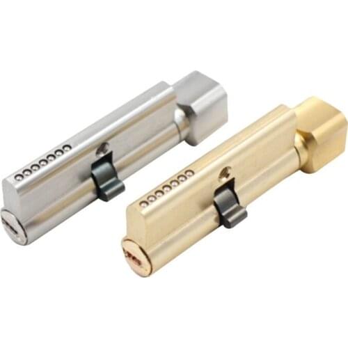 1Set Door Cylinder Lock Biased 70mm Anti-theft Entrance Metal Door Lock with 3 Keys Home Security Interior Bedroom Lock Supplies