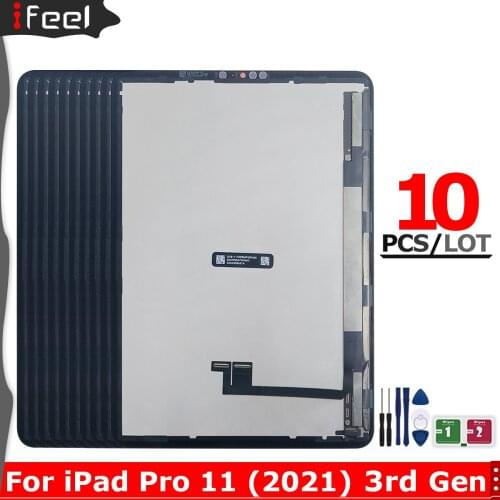 10Pcs For Apple iPad Pro 11 (2021) LCD Display with Touch Panel Screen For Apple iPad Pro 3rd generation LCD A2301, A2459, A2460