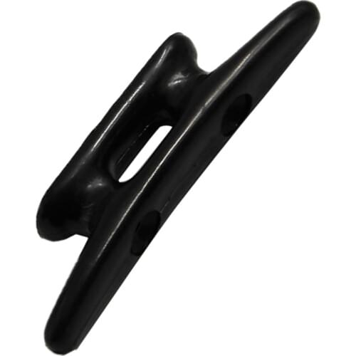 1 Piece Nylon Boat Marine or Dock Cleats Heavy Duty Black Nylon 3 inch Open Base Cleat 75mm Black Anchor Cleat