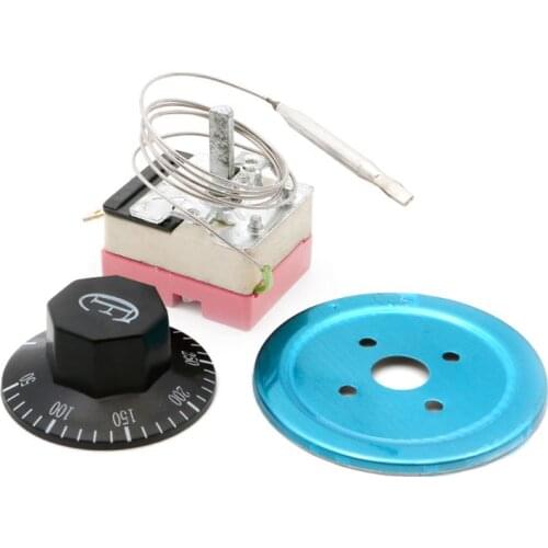 50-300℃ Dial Thermostat Temperature Control Switch For Electric Oven AC 220V 16A 95AC