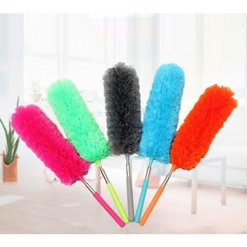 Adujustable Microfiber Duster Stretch Extend Telescopic Feather Duster Hmoe Car Furniture Cleaning Tools Book Cleaner 2