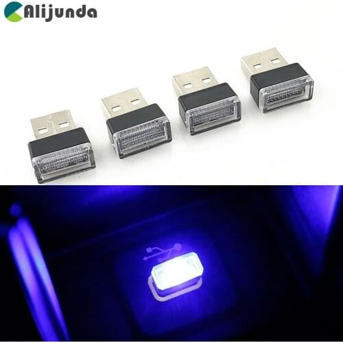 Car style USB Decorative Lamp Lighting LED Atmosphere Lights for Peugeot 206 207 208 301 307 308 407 2008 3008 4008