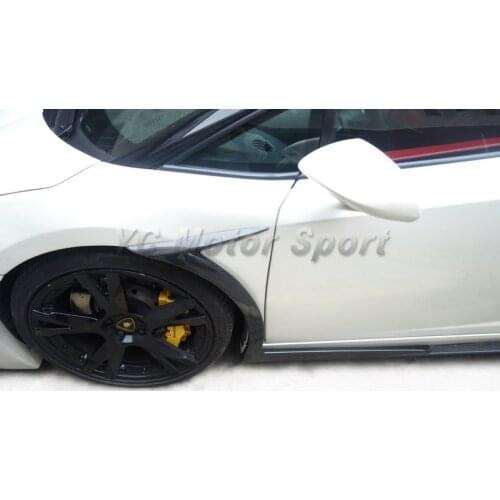 Car Accessories FRP Fiber Glass YC Design Style Front Fender Flare Fit For 2004-2008 LP540 550 560 570 Front Fender Flare