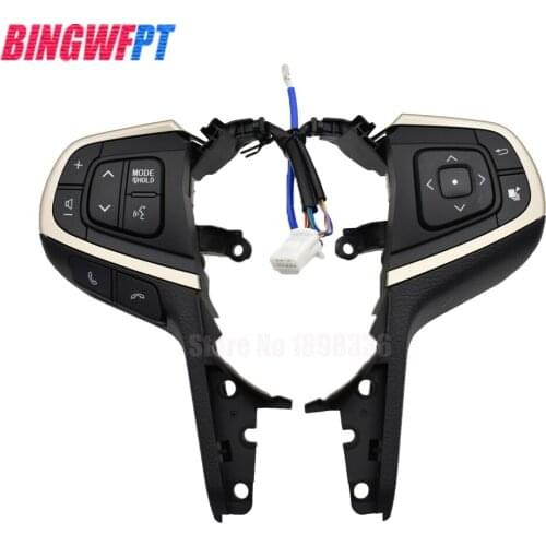Auto parts For Toyota Innova Steering Wheel Cruise Control Buttons Switches Multi-function Black Switch