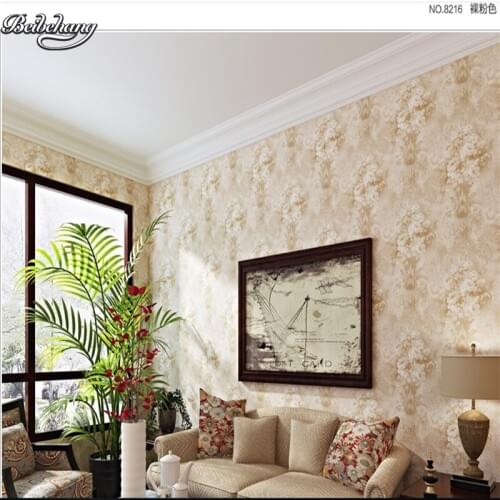 Beibehang Large custom non - woven US rural pastoral retro large classical living room TV background bedroom wallpaper