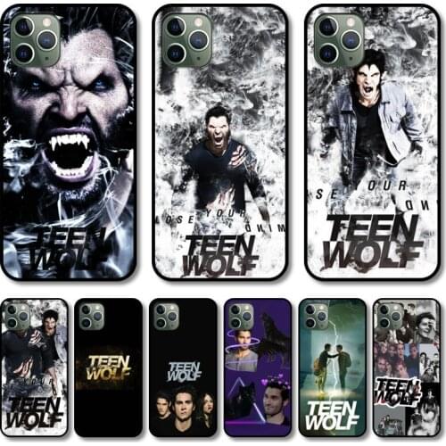 Teen wolf title Phone Case cover For iphone 12 pro max 11 8 7 6 s XR PLUS X XS SE 2020 mini black cell shell