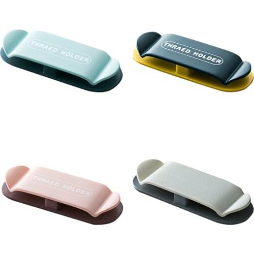 Cable Holder Protector Management Organizer Finishing Desktop Silicone Wire Retention Clips Power Cord Winder