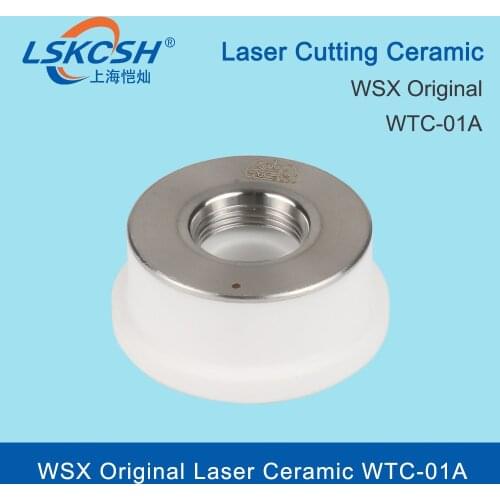 LSKCSH WSX Original Laser Ceramic Nozzle Holder Ceramic Ring Parts WTC-01A D28/24.5mm For WSX Fiber Laser Cutting Head