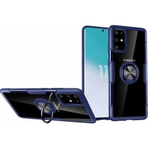 For Samsung Galaxy Note 20 Ultra Case Hard With Ring Stand Magnet Transparent Protective Cover case for samsung Note 20 20ultra