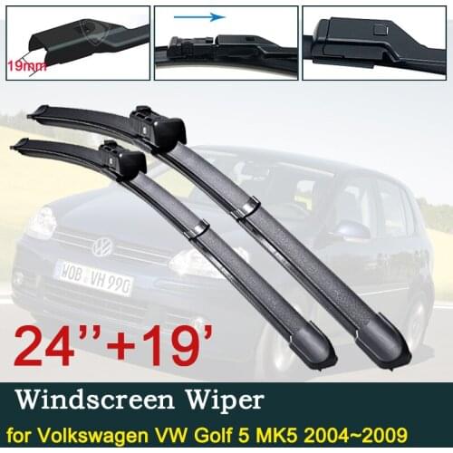 For Volkswagen VW Golf 5 MK5 Golf V Rabbit 1K GTI 2004~2009 Car Wiper Blade Front Windscreen Windshield Wipers Car Accessories