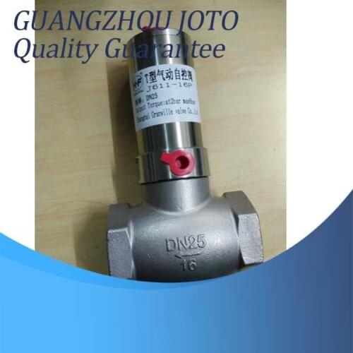 DN40 Stainless Steel Pneumatic Stop Valve Vacuum Valve