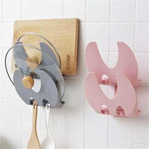 Double Layers Pan Pot Rack Cover Lid Rack Stand Spoon Holder Drain Rack Kitchenware Organizer Kitchen Storage Shelf