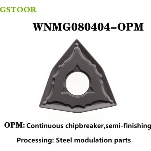 10PCS WNMG080404 WNMG080408 OPM GP9135 Turning Tools Carbide Inserts Cutting Tool For lathe Processing