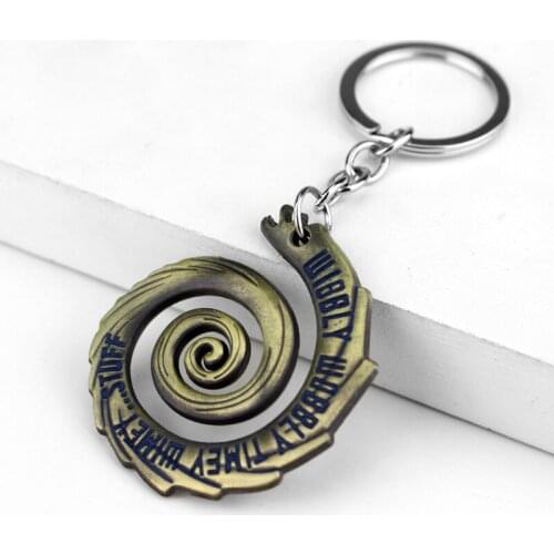 Dongsheng Hot Movie Wibbly Wobbly Timey Wimey Keychain Metal Key Ring For Gift Key Chain Jewelry Key Accessories-50
