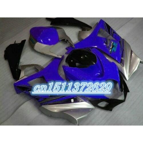 Customize motorcycle parts for A GSX-R1000 K7 K8 2007 2008 blue silver black fairings set 07 08 GSXR 1000 fairing kit