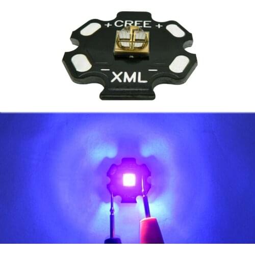 SemiLEDs 4-Chip UV 390-395nm 10W Ultra Violet High Power LED DC 11-15V 350-700MA