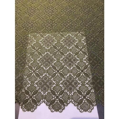 Latest Swiss Voile lace in Switzerland 2020 High Quality Dubai Beads fabric Guipure voile lace Nigerian Cord lace fabrics 5Yards