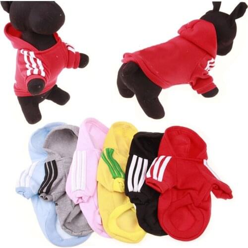 Big Large Dogs Sports Clothes Puppy Costume Jumpsuit Pet Jacket Coat French Bulldog Hoodie Soft Warm Cotton Clothing Sweater