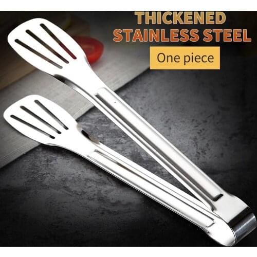 Stainless Steel Food Tongs Barbecue Tongs Fried Steak Tongs Baked Bread Tongs Self-service Fast Food Food Tongs Stir-fry Tongs