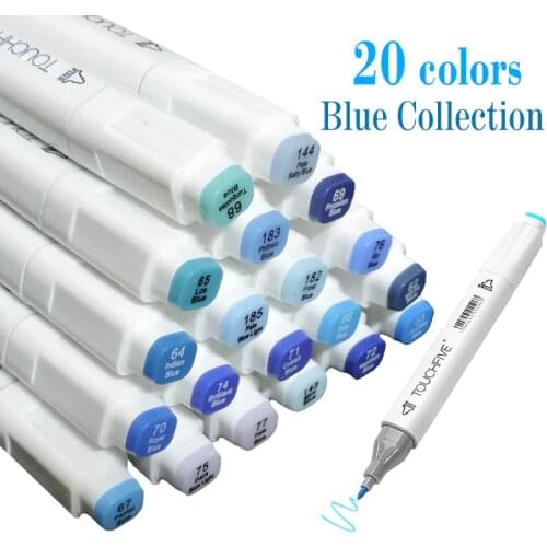 TouchFIVE Blue Markers