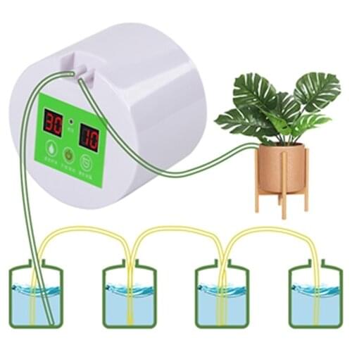 Automatic Watering Device Home Smart Timing Automatic Watering Dripper Lazy Flower Watering Artifact on Business Trip