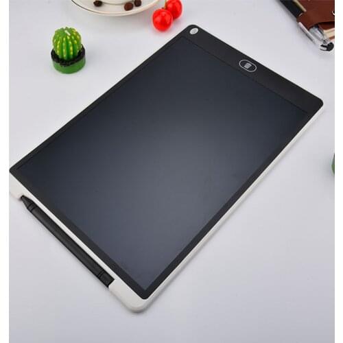 12 Inch LCD Writing Tablet Electronic Digital Drawing Board Erasable One-Click Erase Writing Pad Color Screen with Lock Button