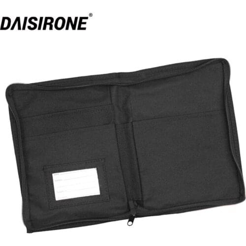 Car Oxford Cloth Multi Pocket Portable Document Storage Bag Glove Box Manual Registration Card Organizer Interior Accessories