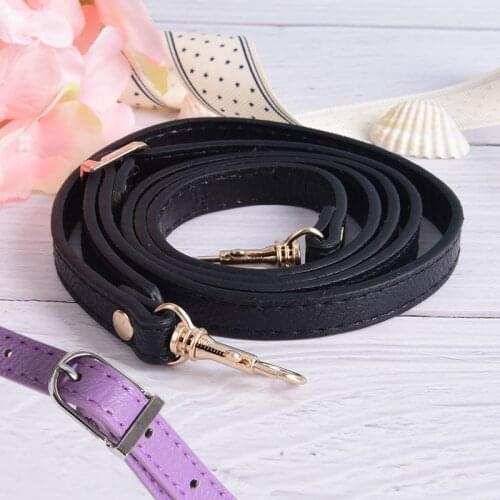 Women Girls Detachable Bag Handle Replacement Bags Strap Buckle Belts PU Leather Shoulder Bag Parts Accessories