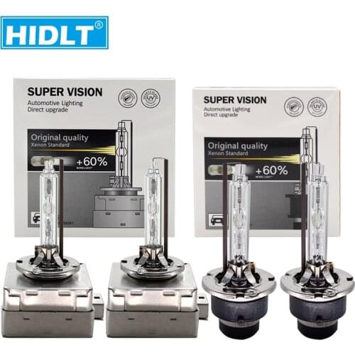 HIDLT 2PCS All Metal Claw D1S D2S D3S D4S HID Xenon Bulb Lamp 35W 55W 4300K 5000K 6000K 8000K Car Headlight Replacement Bulbs