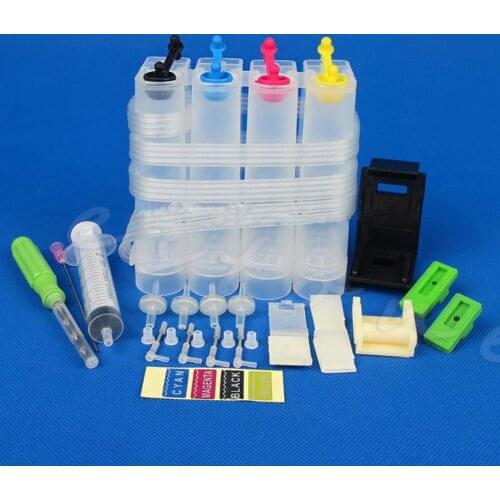 New DIY 4 Colors Refillable Ink Cartridge CISS Fitting for canon Series Printer