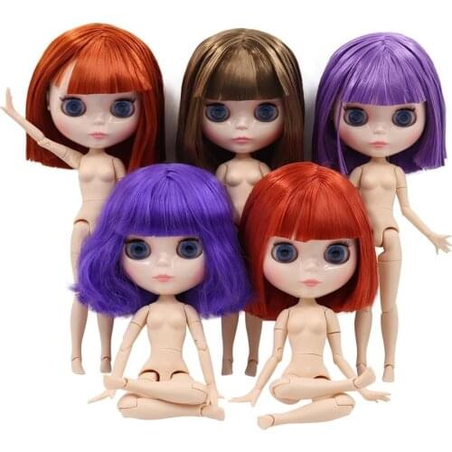 ICY DBS blyth doll 1/6 bjd joint body white skin special offer on sale random eyes color 30cm toy girls gift