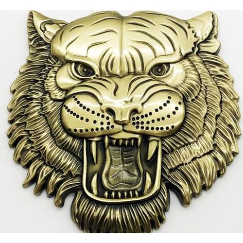 Decoration 3D Metal Tiger Logo Emblem Badge Automobile Truck Motorcycle Sticker Decal Car Styling Accessories