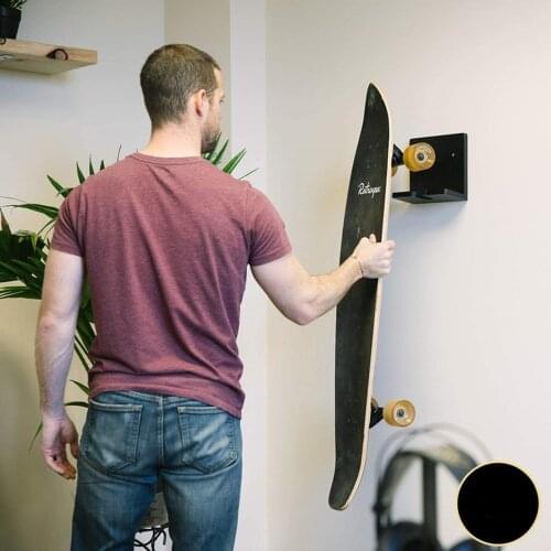Skateboard Wall Mount Rack Acrylic Longboard Skate Scooter Skateboard Wall Holder Display Stand Hanger With Screw Expansion Tube