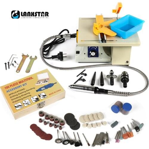 Genuine Brass Wires Motor Fourth Generation Bench Saw Engraving Polishing Table Sawing Machine Multifunction Desktop Grinder