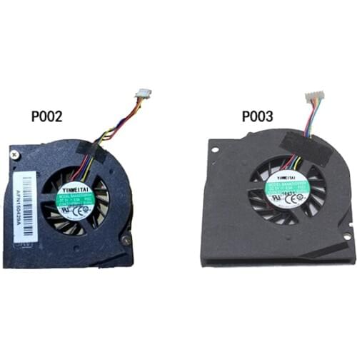 New laptop cpu fan for AVC BAAA0508R5H P002 P003 DC5V 0.5A 4 line notebook graphics system cooling fan cooler
