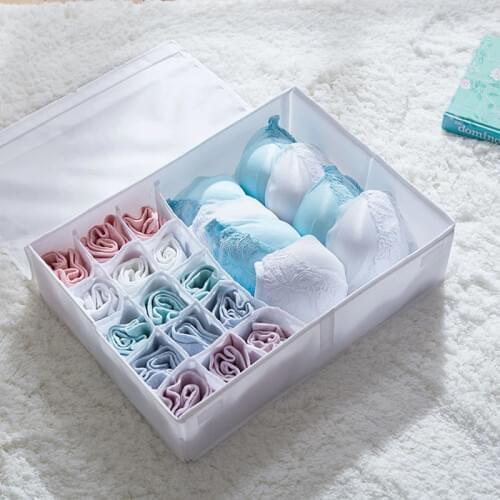 Bra Underwear Organizer Storage Box Non-woven Drawer Closet Organizers Storage Organizador Drawer Divider Boxes