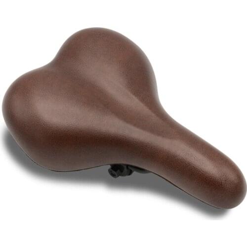 Bicycle Saddle PU Material Bicycle Mountain Bike Seat Bicycle Riding Retro Seat Cushion