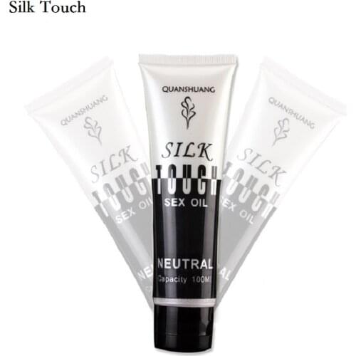 Silk Touch Body Sex Lubricant, Professional Anal Sex Oil, Neutral Water Base Lubratication For Men and Women 100ml*2pcs=200ml
