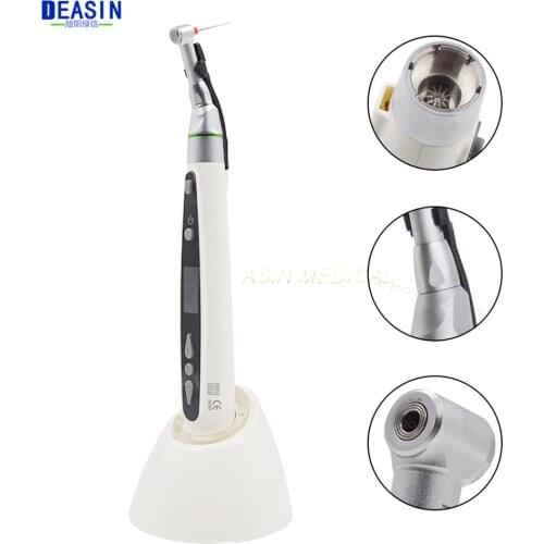 Deasin Dental LED Wireless Mini 16:1 Reduction Contra Angle Endo Motor Endodontic Treatment Reduction Dentistry Other Equipment