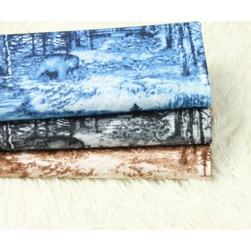 High quality pure cotton fabric Beautiful print tissu High-end hand-made DIY dress clothes tissu coton