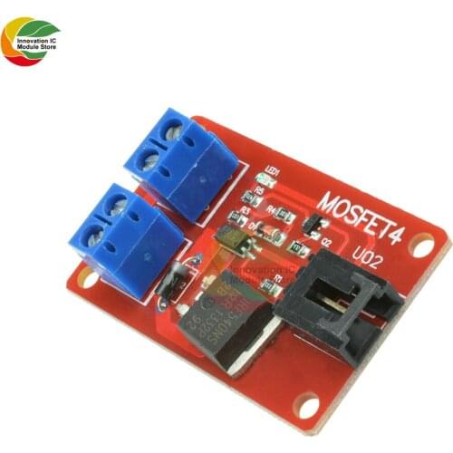 Ziqqucu 1CH WAY 1 Channel 1 Route MOSFET Button IRF540 + MOSFET Switch Module Board for Arduino