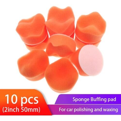 10pcs 2 inch 50mm Gross Polishing Buffing Pad wave sponge Car Polisher Buffer pads Clean waxing Auto paint maintenance care
