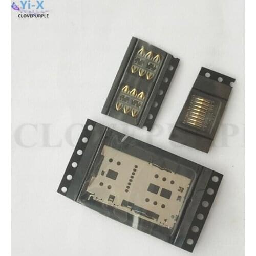 10PCS/Lot SIM Card Reader Holder Connector Socket Slot Replacement Flex Cable Repair Parts for Meizu M2 Note