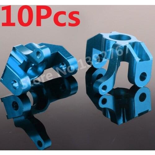 10Pcs RC Car Alum. Steering Hub Carrier(L/R) K949-001 For 1/10th Scale Models Remote Control Cars WLtoys K949 CLIMBING Crawler