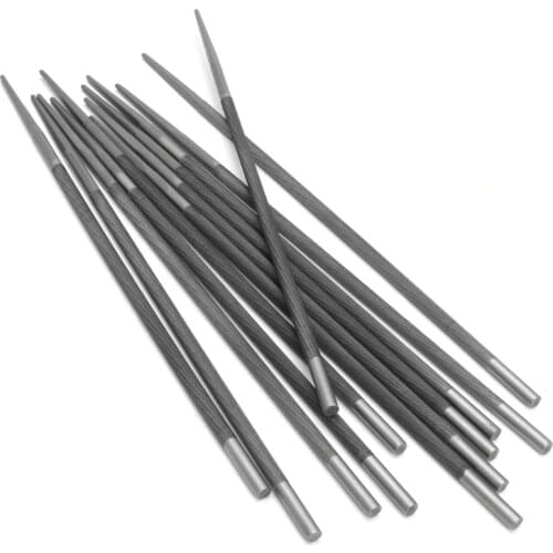 12PCS 5.2mm 13/64'' Chainsaw Round Sharpening Files Sharpener For 3/8" Chain