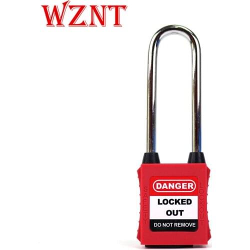 2PCS free shipping cost 76mm steel Shackle OEM dust proof waterproof Safety Padlocks