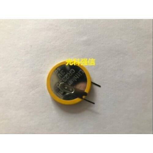 2PCS/LOT CR-2330 CR2330 With 180 degrees soldering foot 3V Li-ion battery Button Cell Battery