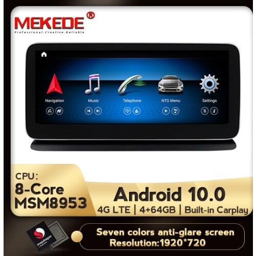 4G LTE Android 10 8 Core 4+64G Car Dvd Radio Multimedia Player GPS Navigation For Mercedes Benz CLS Class W218 2011-2017